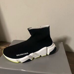 Balenciaga Black Speed Trainer Sneakers